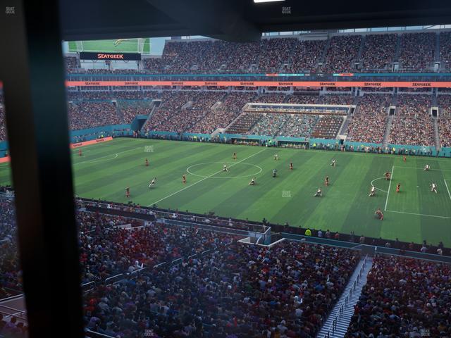 Hard Rock Stadium - Section Mezzanine Suite 15 C Seat View