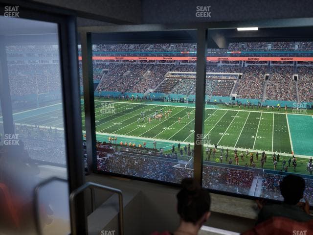Hard Rock Stadium - Section Mezzanine Suite 15 C Seat View