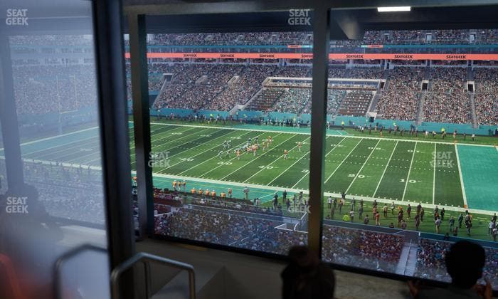 Hard Rock Stadium - Section Mezzanine Suite 15 C Seat View