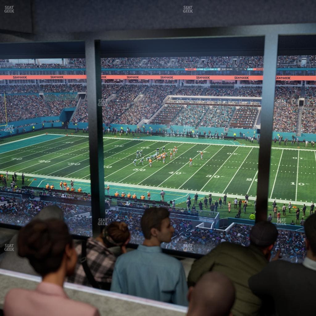 Hard Rock Stadium - Section Mezzanine Suite 16 A Seat View