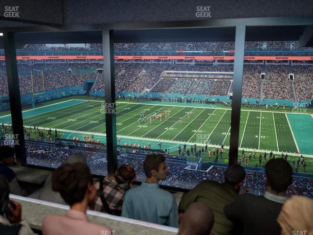 Hard Rock Stadium - Section Mezzanine Suite 16 A Seat View