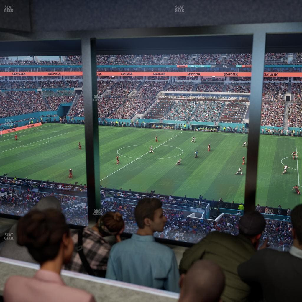 Hard Rock Stadium - Section Mezzanine Suite 16 A Seat View