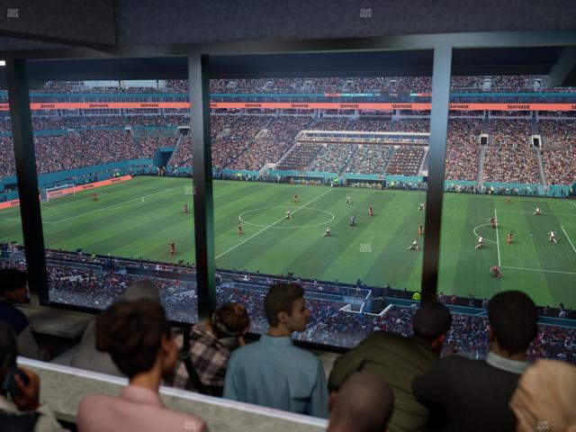 Hard Rock Stadium - Section Mezzanine Suite 16 A Seat View Hard Rock Stadium - Section Mezzanine Suite 16 A Seat View