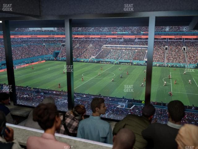 Hard Rock Stadium - Section Mezzanine Suite 16 A Seat View
