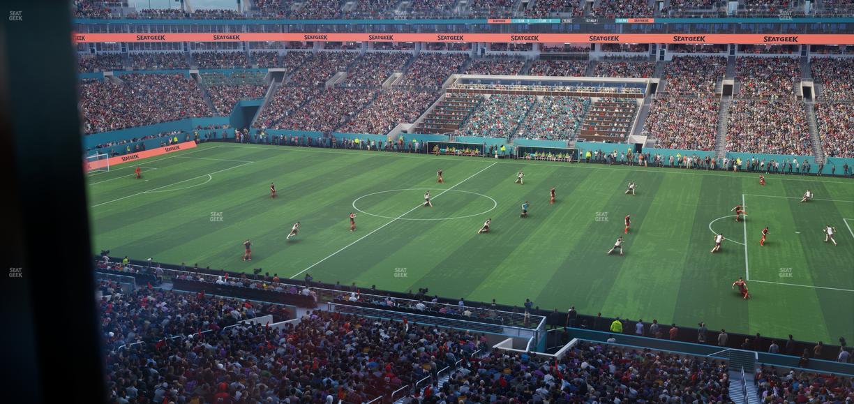 Hard Rock Stadium - Section Mezzanine Suite 16 A Seat View