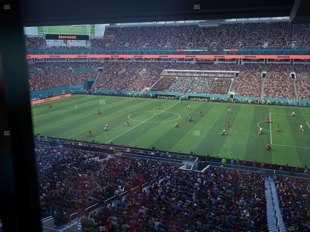 Hard Rock Stadium - Section Mezzanine Suite 16 A Seat View