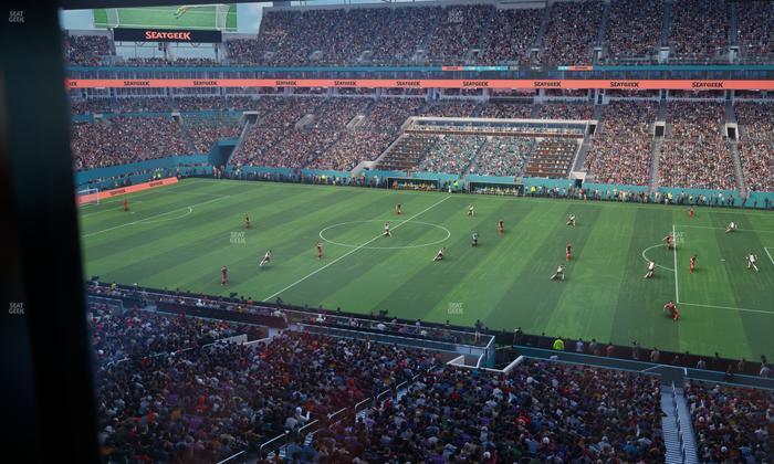Hard Rock Stadium - Section Mezzanine Suite 16 A Seat View