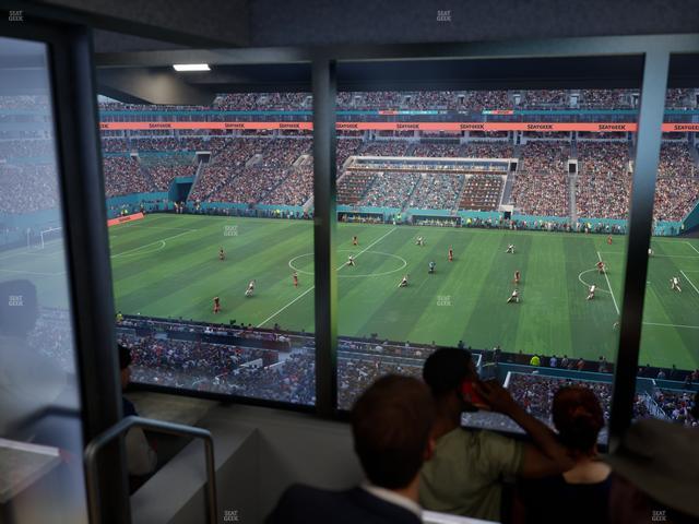 Hard Rock Stadium - Section Mezzanine Suite 16 B Seat View Hard Rock Stadium - Section Mezzanine Suite 16 B Seat View