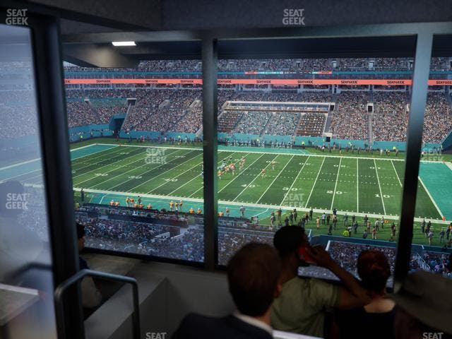 Hard Rock Stadium - Section Mezzanine Suite 16 B Seat View