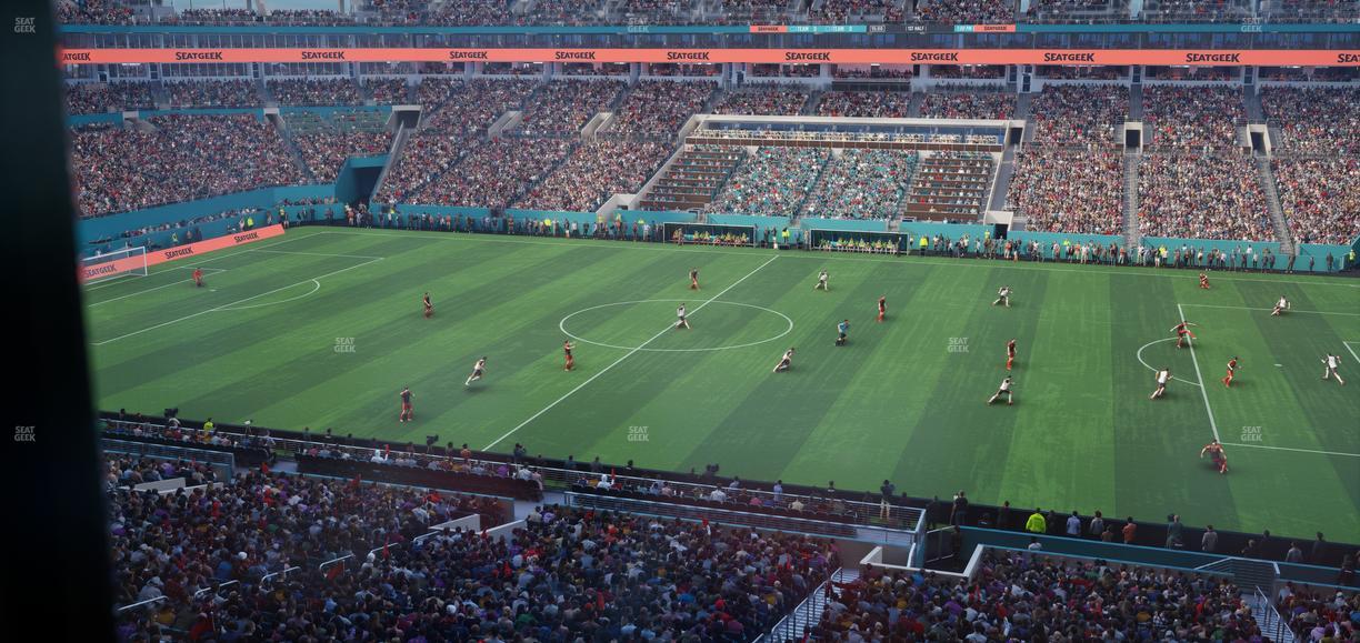 Hard Rock Stadium - Section Mezzanine Suite 16 B Seat View