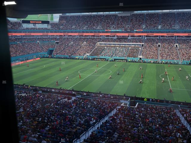 Hard Rock Stadium - Section Mezzanine Suite 16 B Seat View