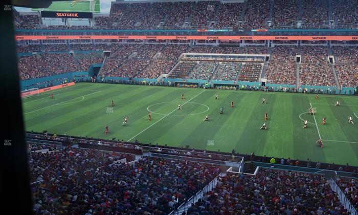 Hard Rock Stadium - Section Mezzanine Suite 16 B Seat View