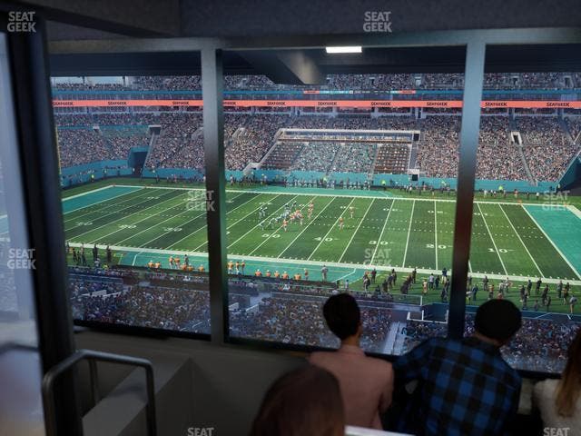 Hard Rock Stadium - Section Mezzanine Suite 16 C Seat View