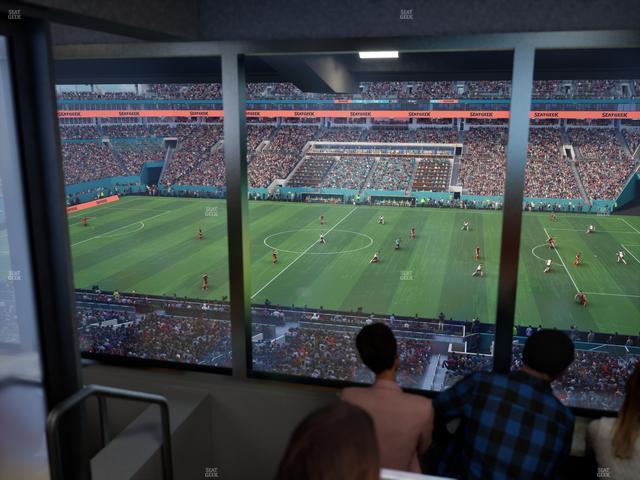 Hard Rock Stadium - Section Mezzanine Suite 16 C Seat View Hard Rock Stadium - Section Mezzanine Suite 16 C Seat View