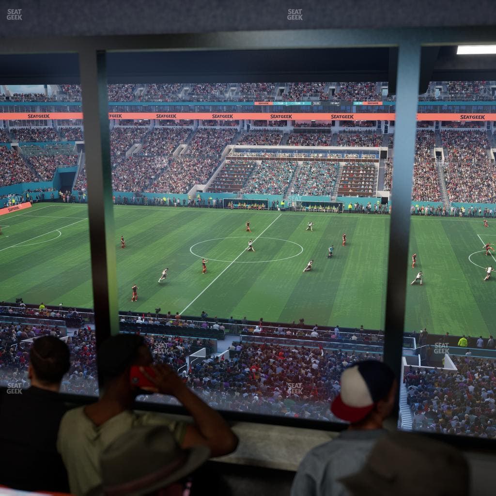 Hard Rock Stadium - Section Mezzanine Suite 17 A Seat View