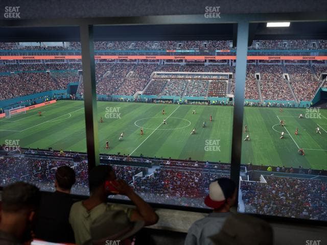Hard Rock Stadium - Section Mezzanine Suite 17 A Seat View