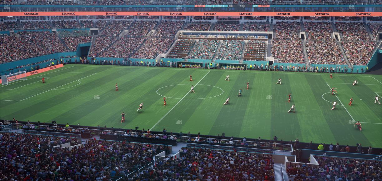 Hard Rock Stadium - Section Mezzanine Suite 17 A Seat View