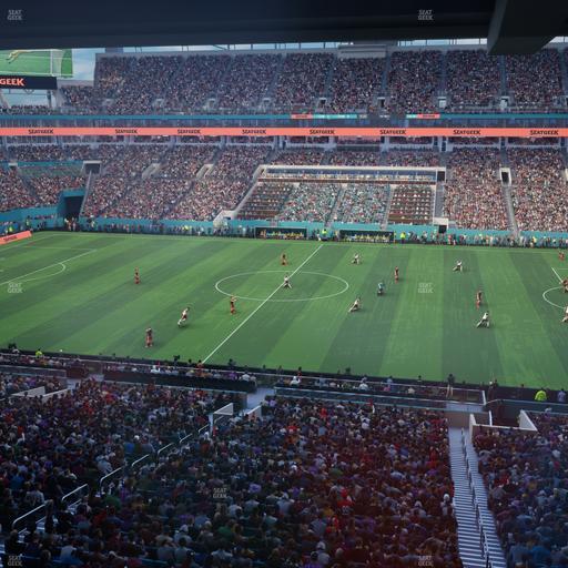 Hard Rock Stadium - Section Mezzanine Suite 17 A Seat View