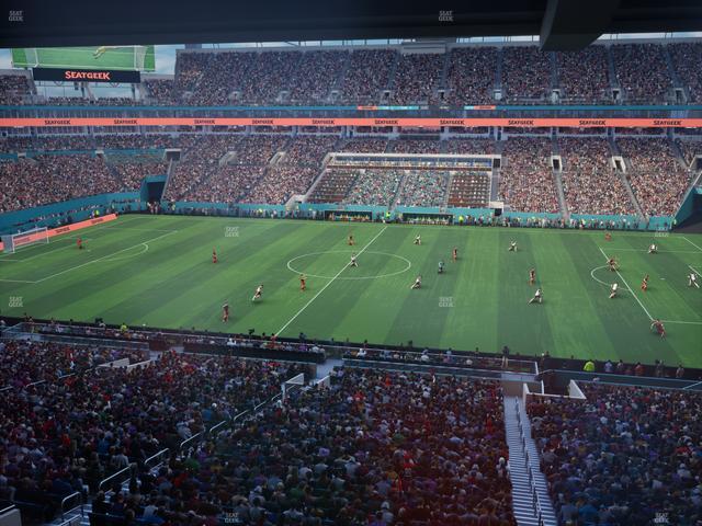Hard Rock Stadium - Section Mezzanine Suite 17 A Seat View