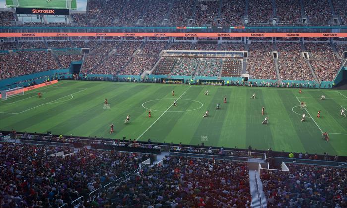 Hard Rock Stadium - Section Mezzanine Suite 17 A Seat View