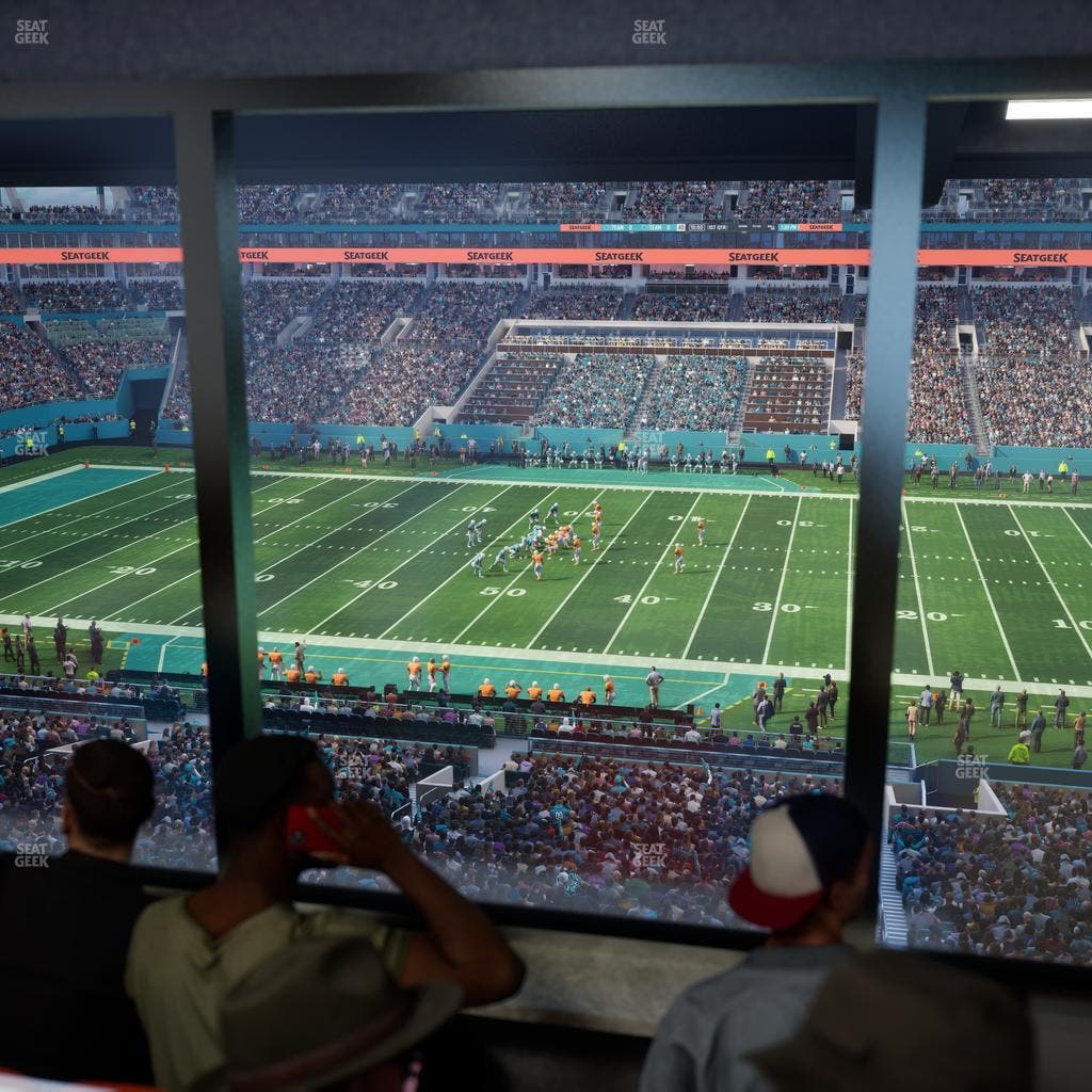 Hard Rock Stadium - Section Mezzanine Suite 17 A Seat View