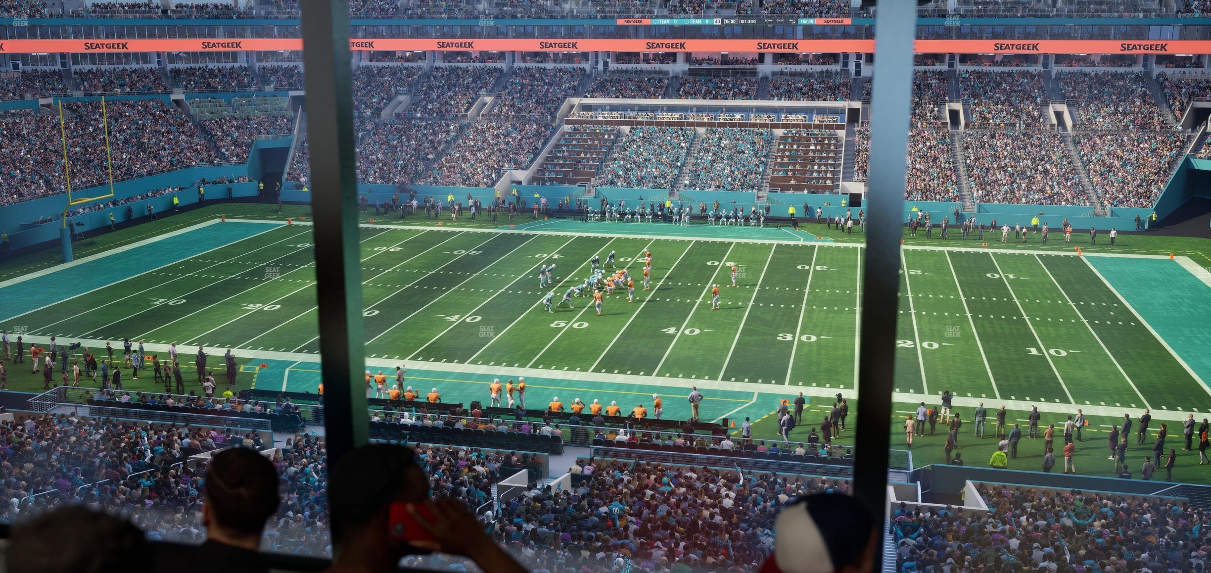 Hard Rock Stadium - Section Mezzanine Suite 17 A Seat View