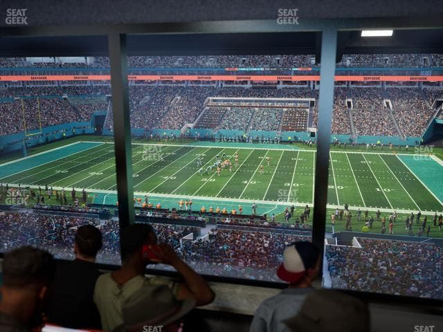 Hard Rock Stadium - Section Mezzanine Suite 17 A Seat View