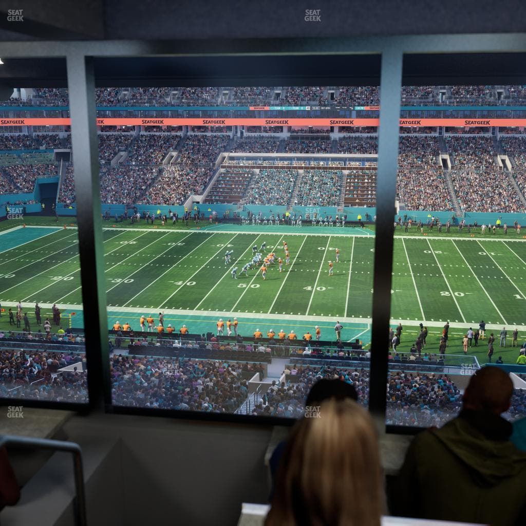 Hard Rock Stadium - Section Mezzanine Suite 17 B Seat View