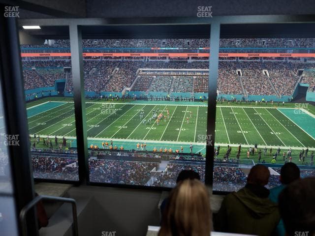 Hard Rock Stadium - Section Mezzanine Suite 17 B Seat View