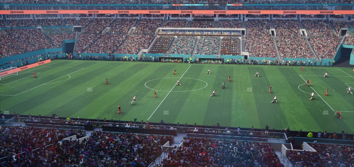 Hard Rock Stadium - Section Mezzanine Suite 17 B Seat View