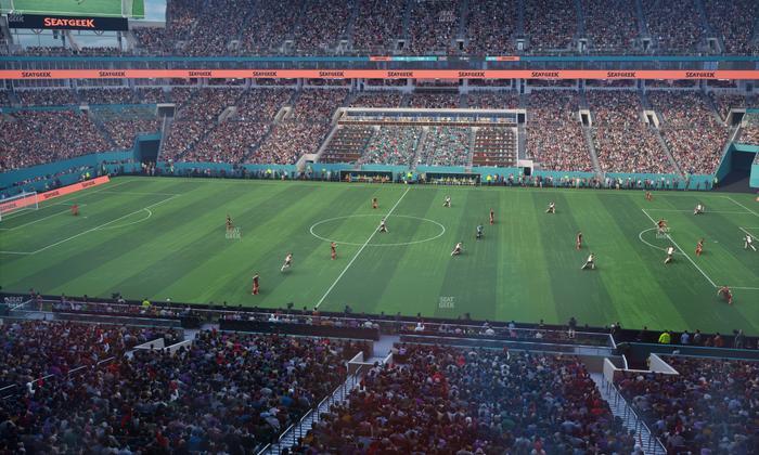 Hard Rock Stadium - Section Mezzanine Suite 17 B Seat View