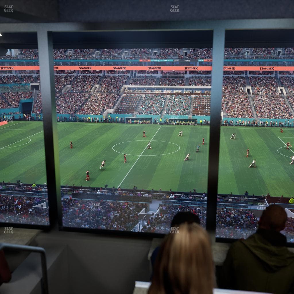 Hard Rock Stadium - Section Mezzanine Suite 17 B Seat View