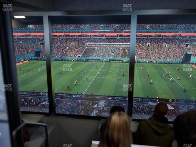 Hard Rock Stadium - Section Mezzanine Suite 17 B Seat View