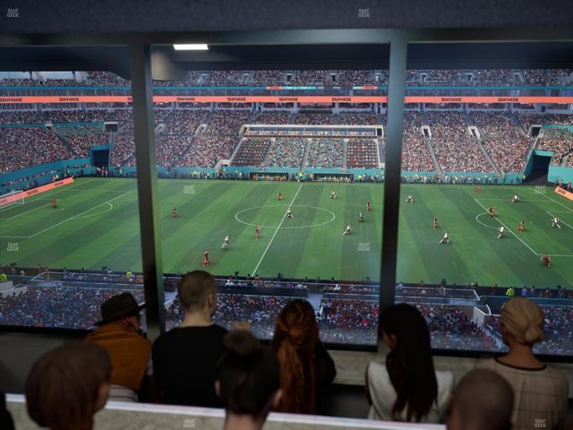 Hard Rock Stadium - Section Mezzanine Suite 17 C Seat View Hard Rock Stadium - Section Mezzanine Suite 17 C Seat View