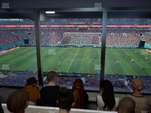 Hard Rock Stadium - Section Mezzanine Suite 17 C Seat View