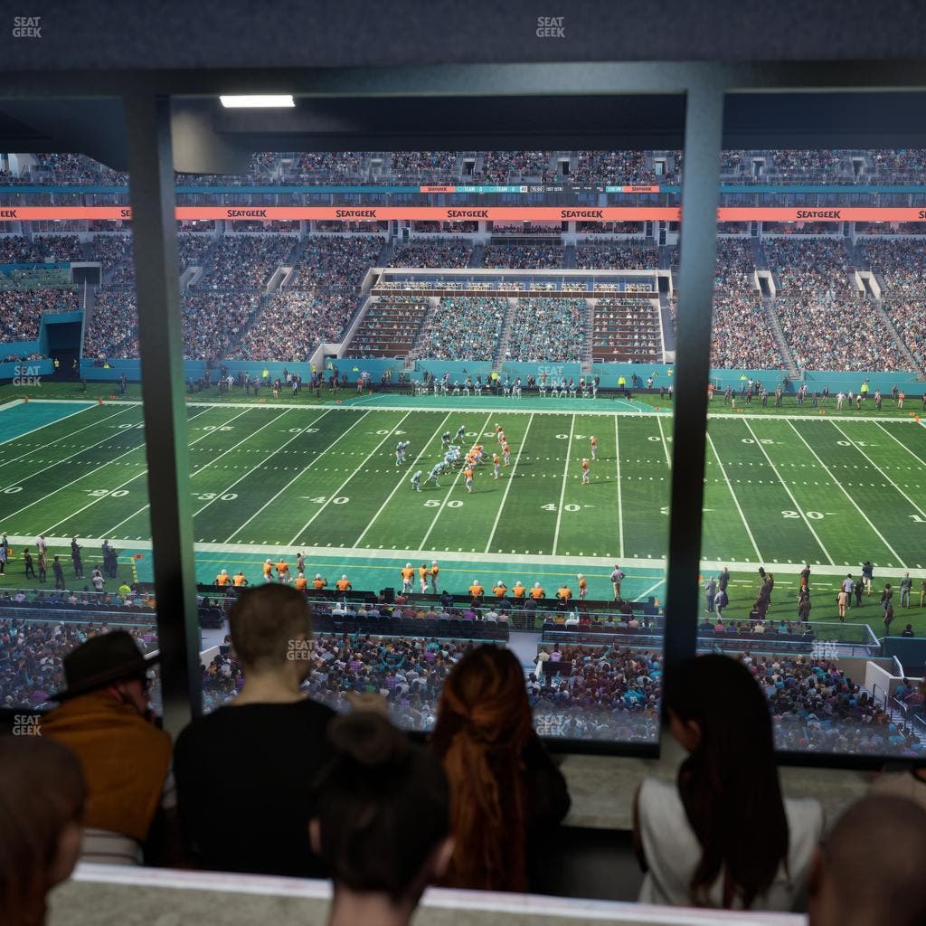 Hard Rock Stadium - Section Mezzanine Suite 17 C Seat View