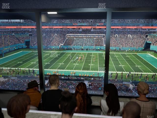 Hard Rock Stadium - Section Mezzanine Suite 17 C Seat View