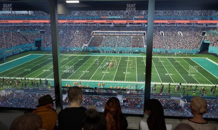 Hard Rock Stadium - Section Mezzanine Suite 17 C Seat View
