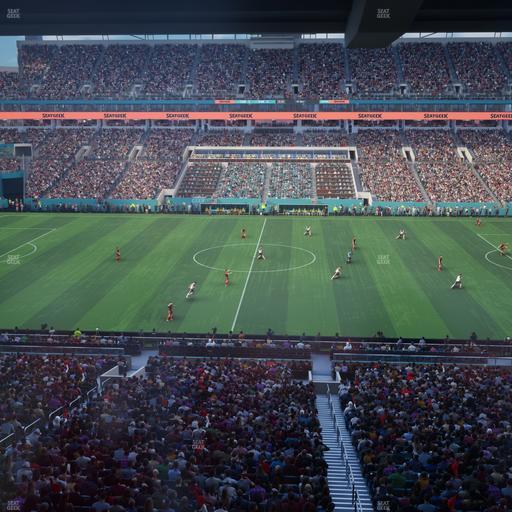 Hard Rock Stadium - Section Mezzanine Suite 18 A Seat View