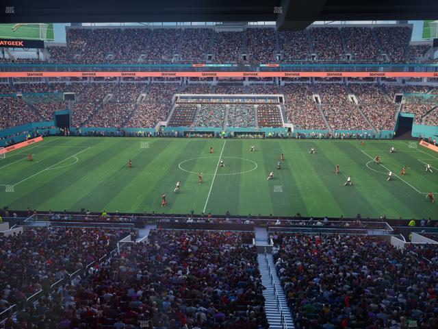 Hard Rock Stadium - Section Mezzanine Suite 18 A Seat View