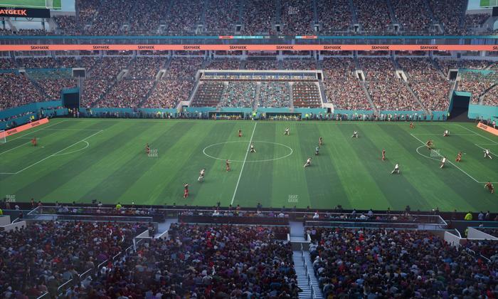 Hard Rock Stadium - Section Mezzanine Suite 18 A Seat View