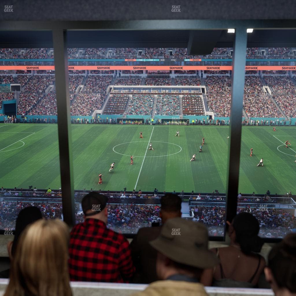Hard Rock Stadium - Section Mezzanine Suite 18 A Seat View