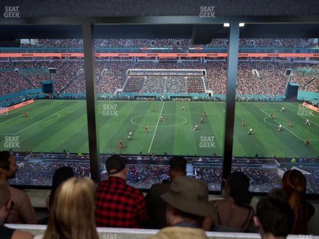 Hard Rock Stadium - Section Mezzanine Suite 18 A Seat View