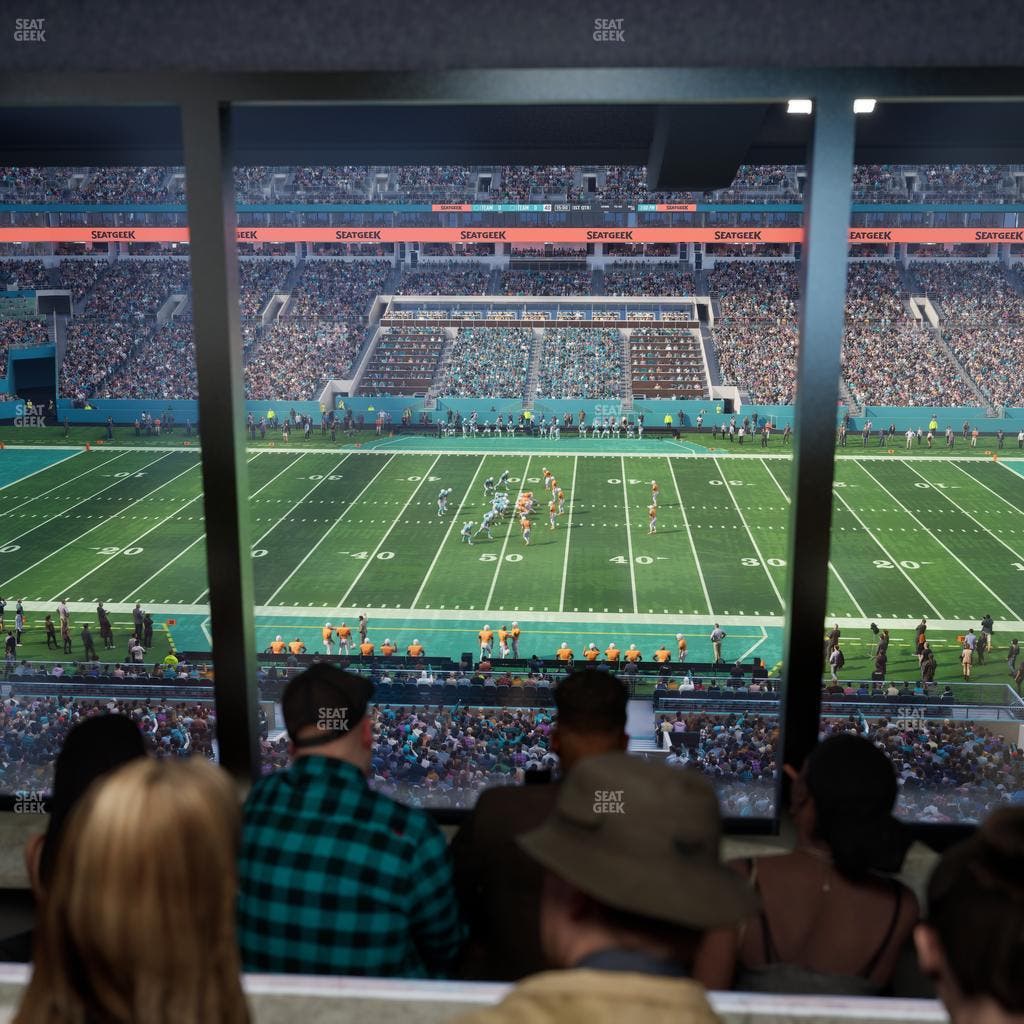 Hard Rock Stadium - Section Mezzanine Suite 18 A Seat View