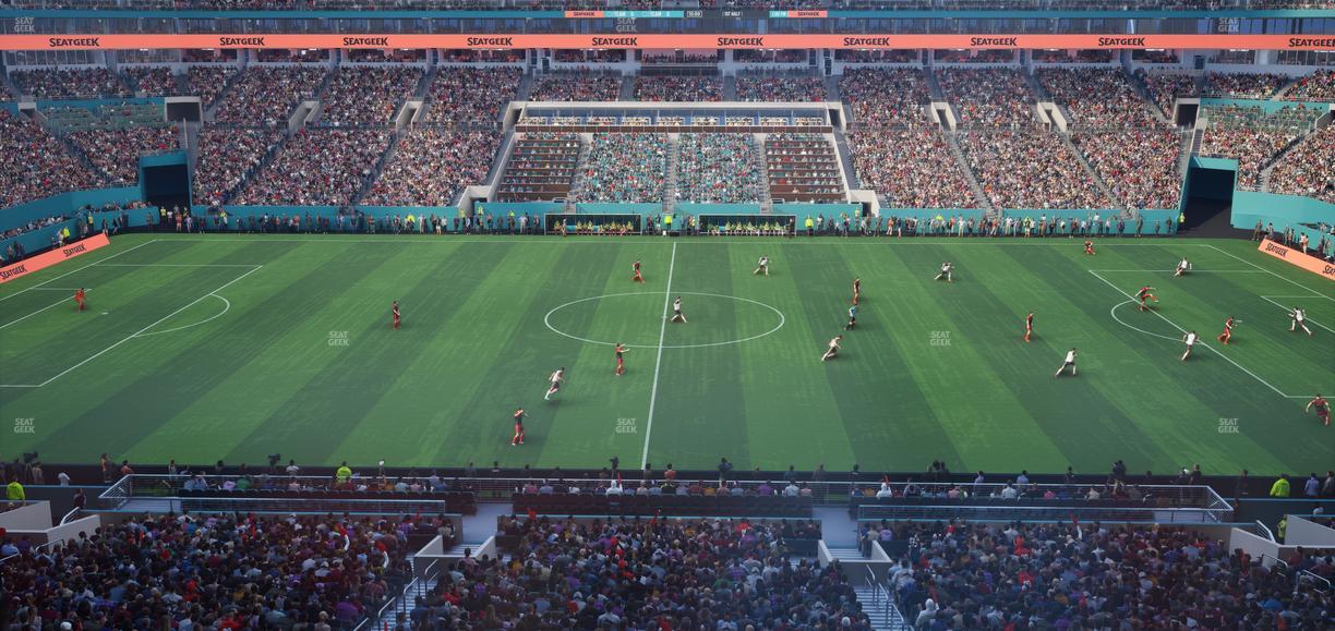 Hard Rock Stadium - Section Mezzanine Suite 18 B Seat View