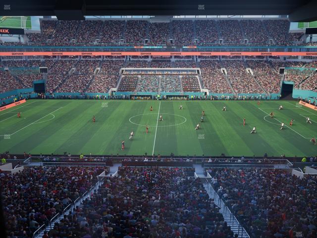 Hard Rock Stadium - Section Mezzanine Suite 18 B Seat View