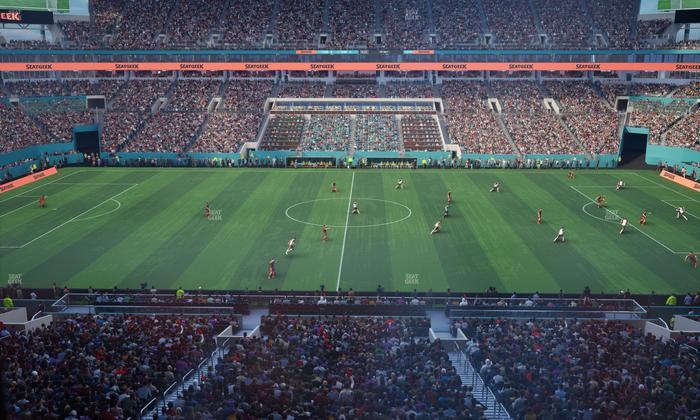 Hard Rock Stadium - Section Mezzanine Suite 18 B Seat View