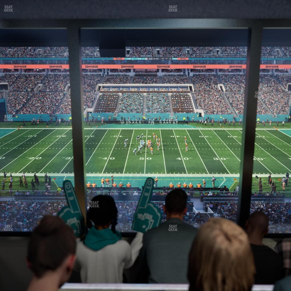 Hard Rock Stadium - Section Mezzanine Suite 18 B Seat View