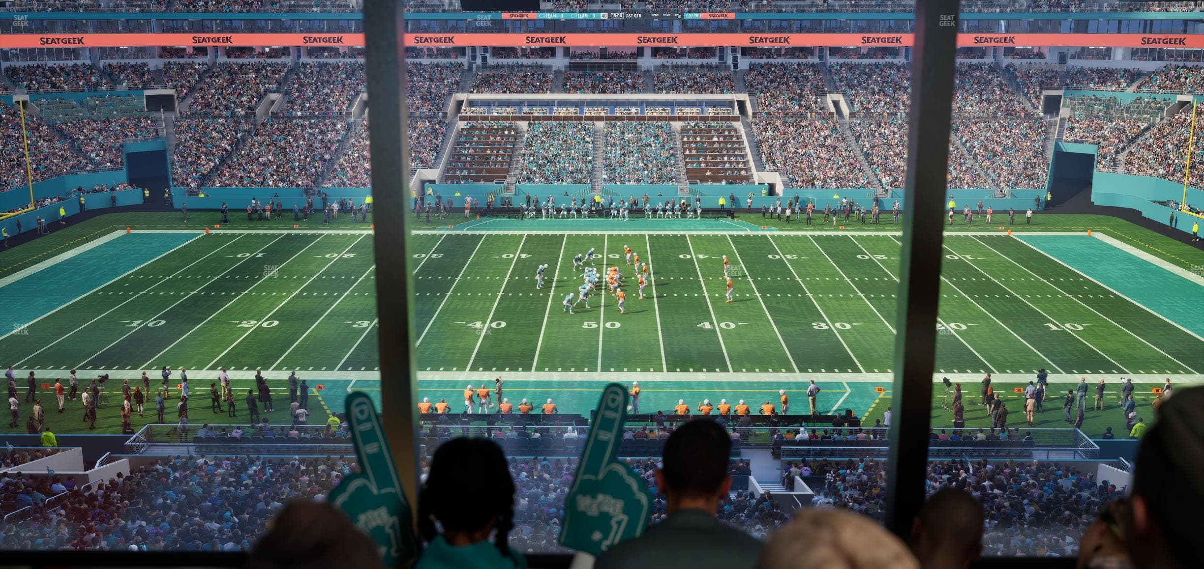 Hard Rock Stadium - Section Mezzanine Suite 18 B Seat View
