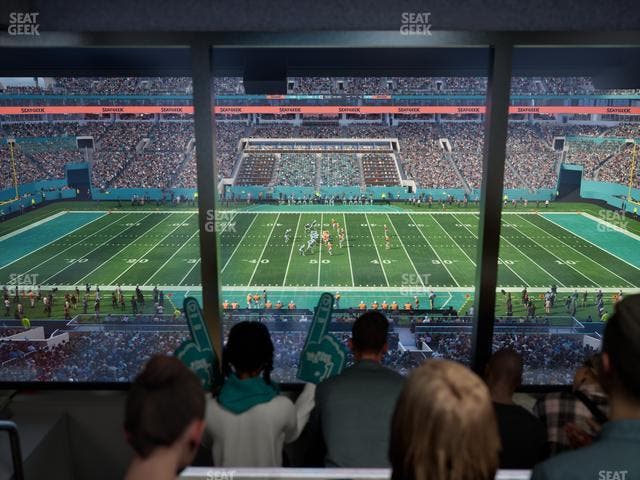 Hard Rock Stadium - Section Mezzanine Suite 18 B Seat View